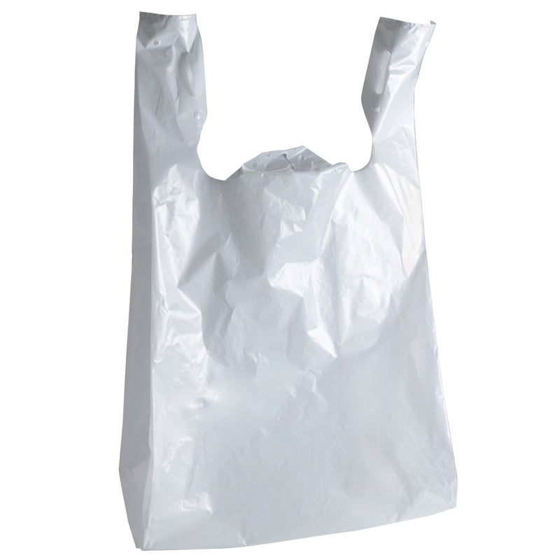 Novolex, Novolex 12 in. H x 7 in. W x 20 in. L Sac en plastique pour t-shirt uni 1 pk