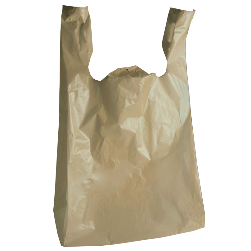 Novolex, Novolex 12 po H x 7 po L x 20 po L x 20 po. L Sac en plastique pour t-shirt 1 paquet