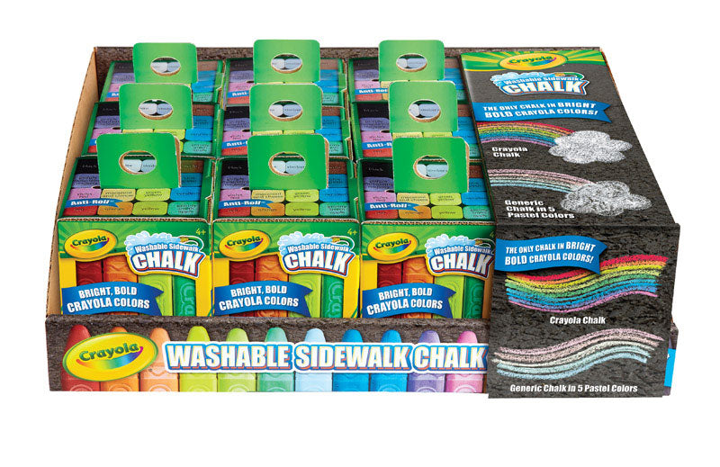 Binney & Smith Inc, Ns Sidewalk Chalk 16ct (Pack de 12)