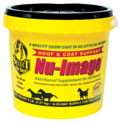 MWI VETERINARY SUPPLY, Nu-Image Supplément nutritionnel solide pour chevaux 5 lb.