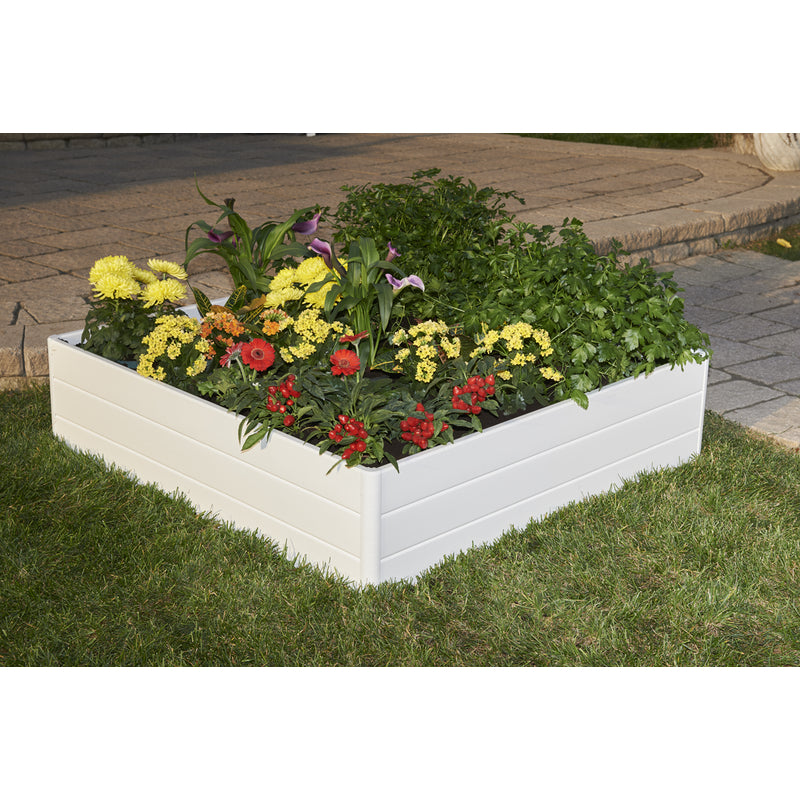 Nuvue Products Inc, NuVue 11.5 in. H X 44.5 in. W Vinyl Raised Garden Bed White