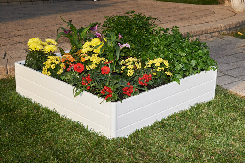 Nuvue Products Inc, NuVue 11.5 in. H X 44.5 in. W Vinyl Raised Garden Bed White