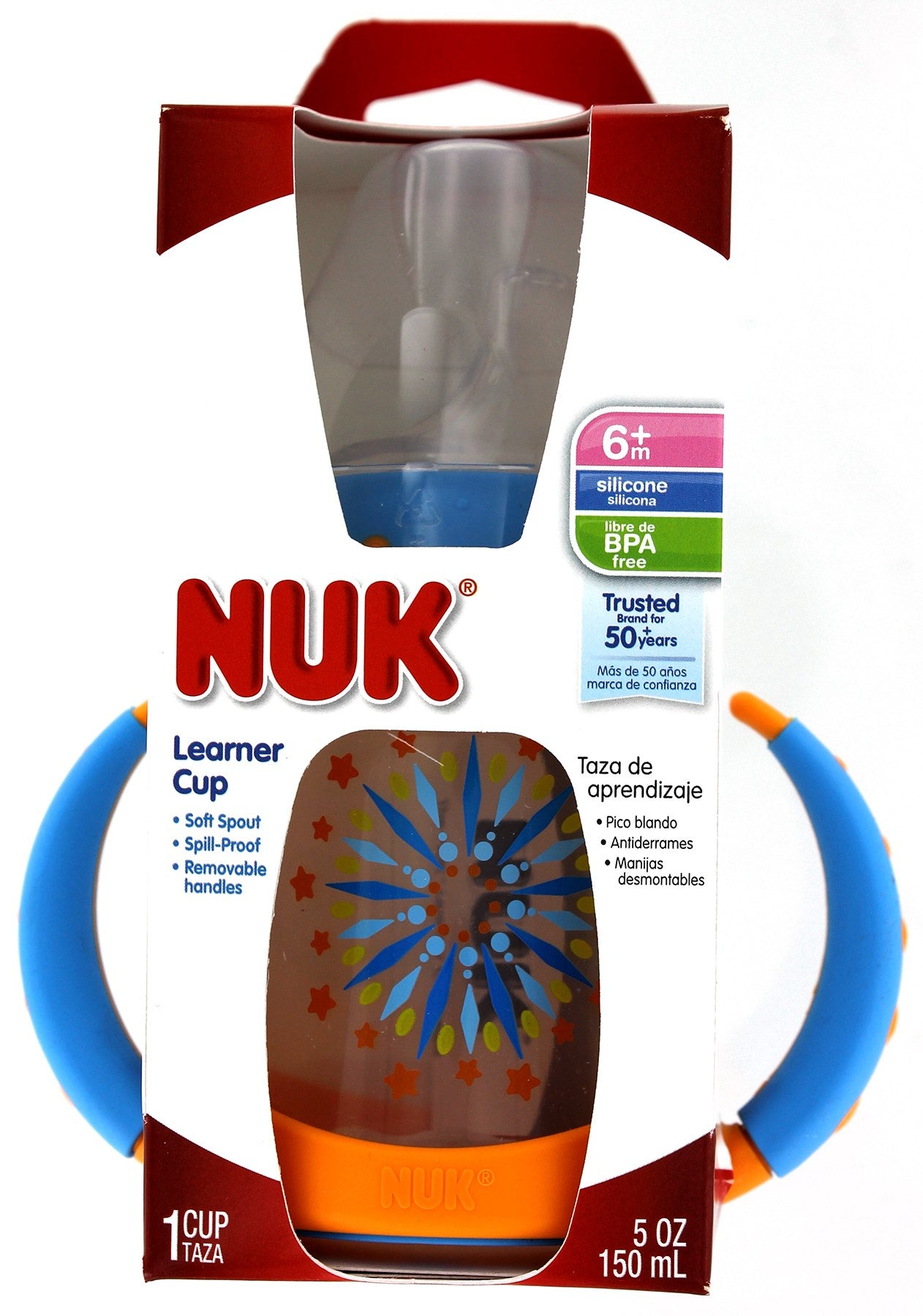 Nuk, Nuk 62737 5 Oz Tye Dye Silicone Learner Cup (gobelet d'apprentissage en silicone)