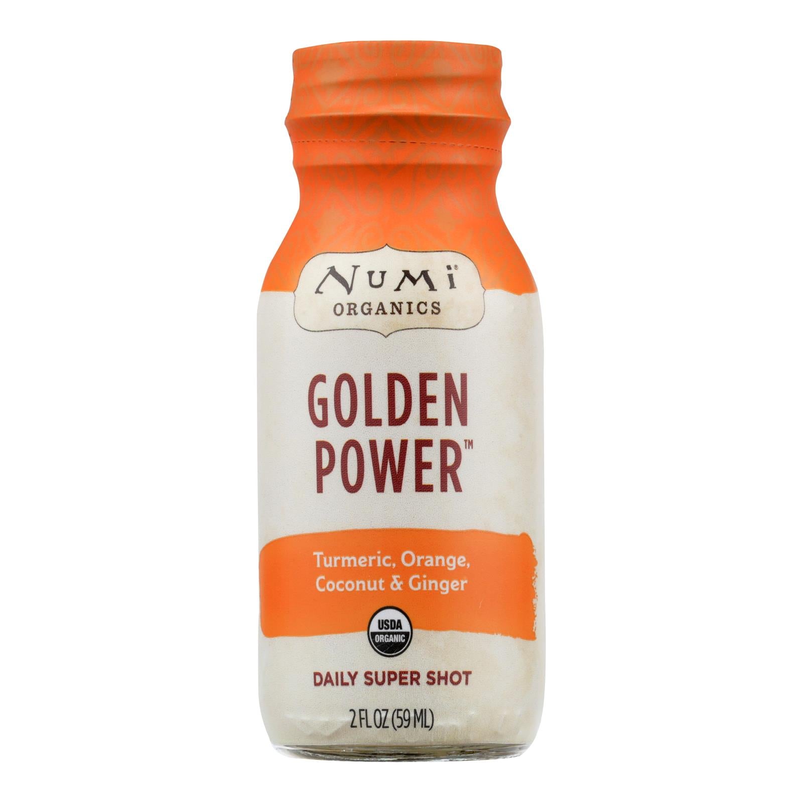 Thé Numi, Numi Tea - Tea Shot Golden Power - Carton de 6 - 2 OZ (paquet de 6)