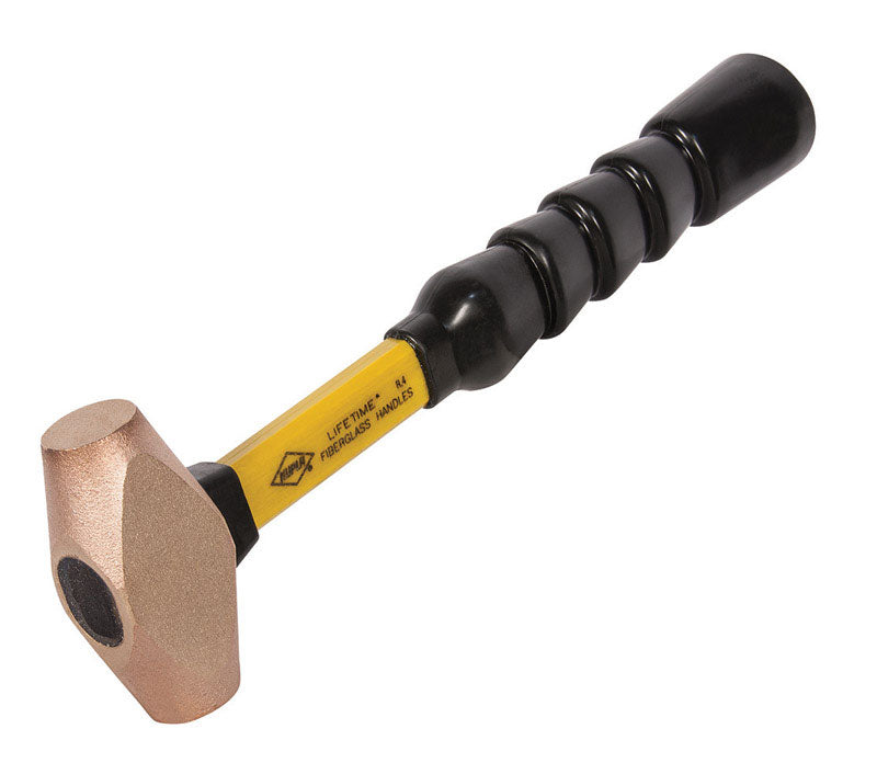 NUPLA CORP, Nupla 1.5 lb Brass Sledge Hammer 12 in.   Manche en fibre de verre