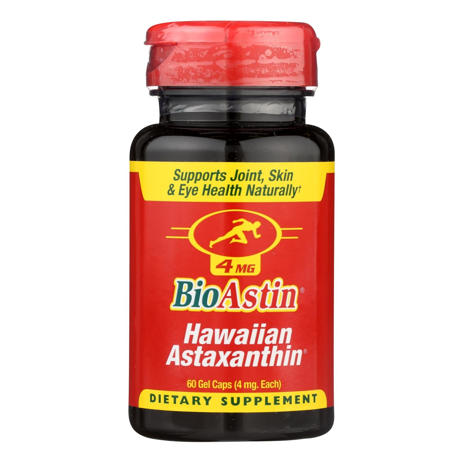 Nutrex Hawaï, Nutrex Hawaii BioAstin Natural Astaxanthin - 4 mg - 60 Capsules de Gélatine