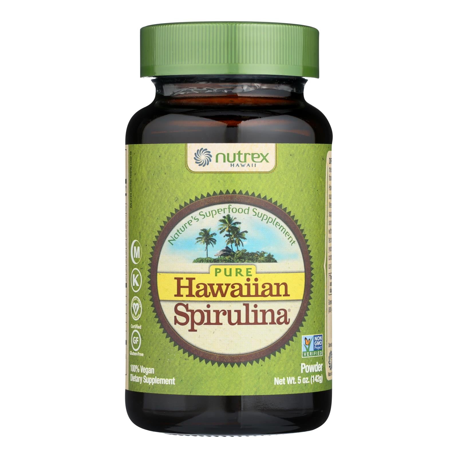 Nutrex Hawaï, Nutrex Hawaii Pure Hawaiian Spirulina Pacifica Powder - 5 oz