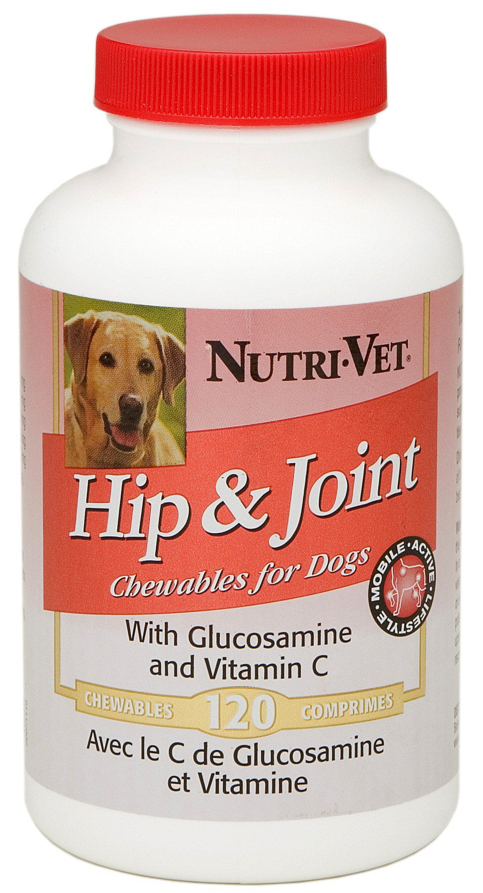 Nutri Vet Nutritionals, Nutri Vet Nutritionals 00285-8 Hip & Joint Liver Flavor Chewables 120 Count