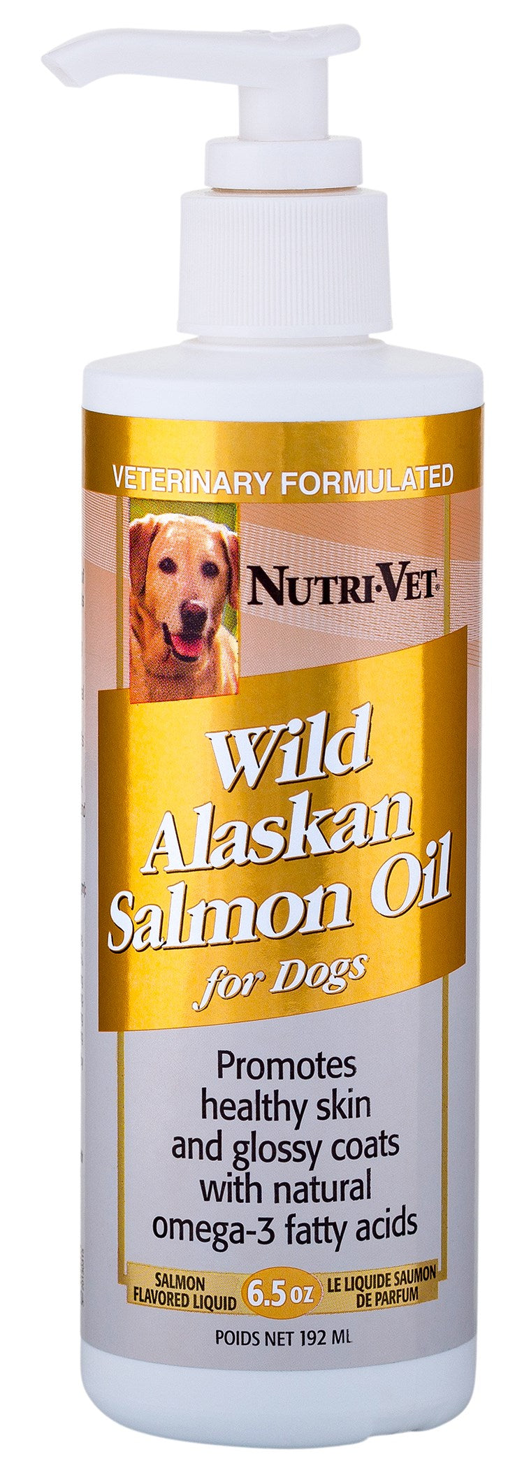 Nutri Vet Nutritionals, Nutri Vet Nutritionals 50728 6.5 Oz Wild Alaskan Salmon Oil (huile de saumon sauvage d'Alaska)