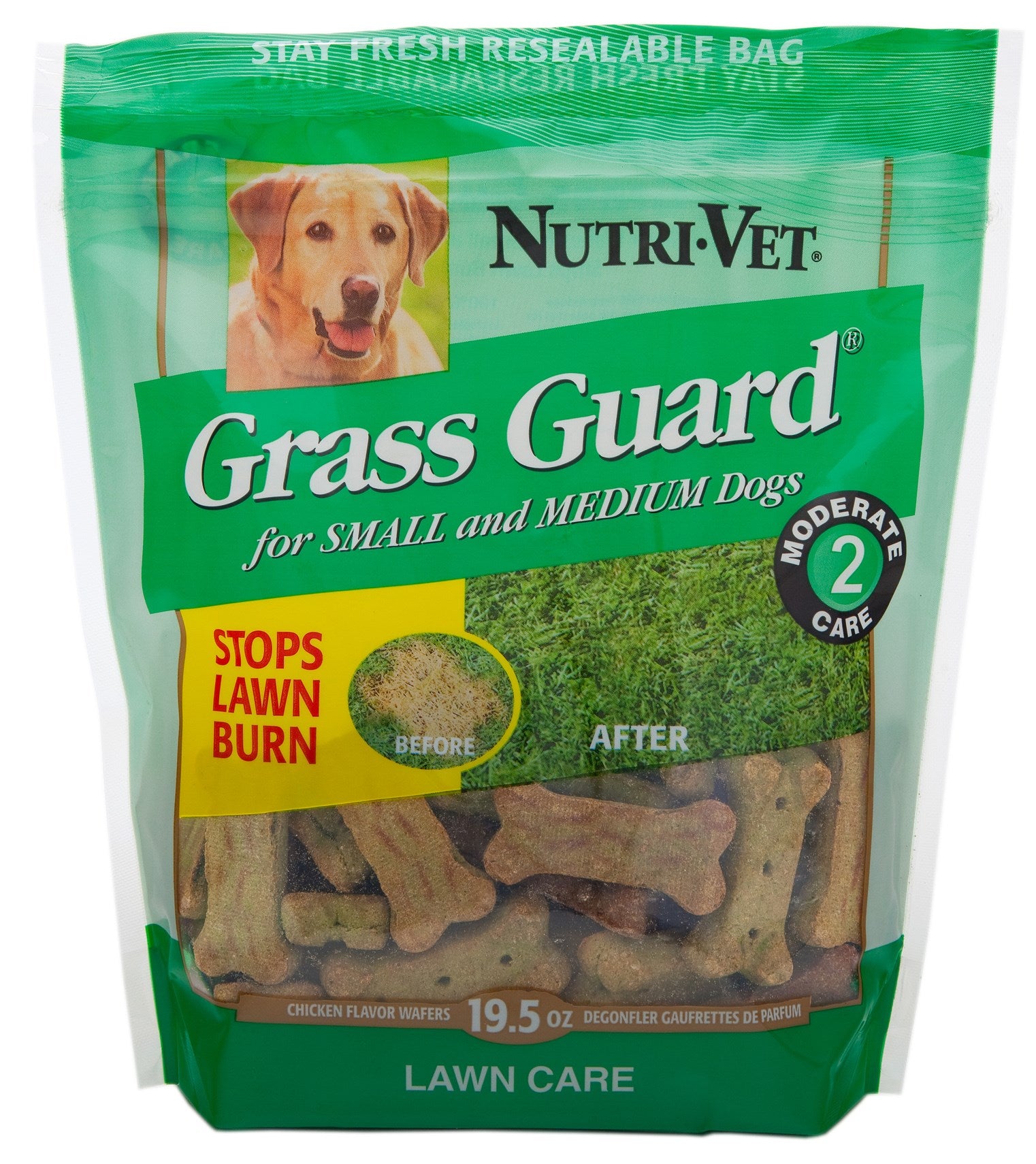 Nutri Vet Nutritionals, Nutri Vet Nutritionals 53678-0 19.5 Oz Grass Guard® Wafers pour petits et moyens chiens