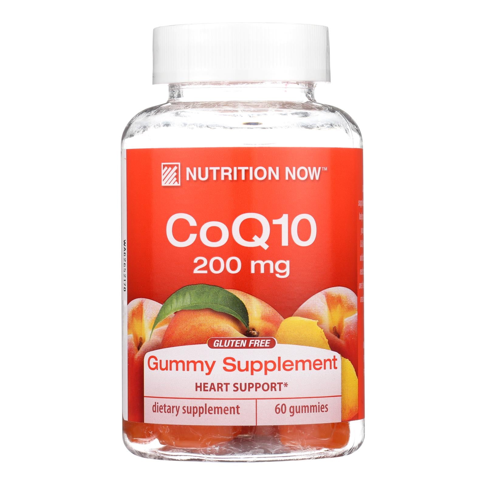 Nutrition Now, Nutrition Now CoQ10 Adult Gummy Vitamin - 60 Vitamines Gummy