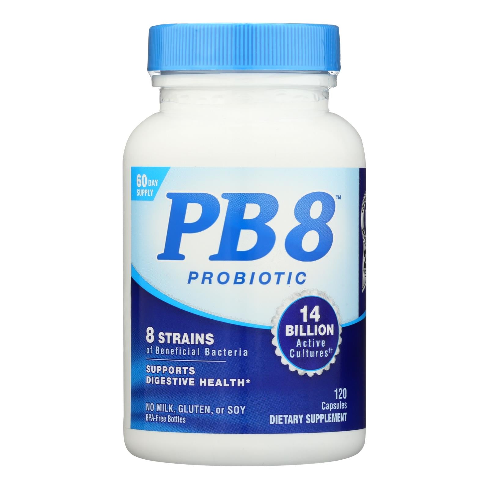 La nutrition maintenant, Nutrition Now PB 8 Pro-Biotic Acidophilus For Life - 120 Capsules