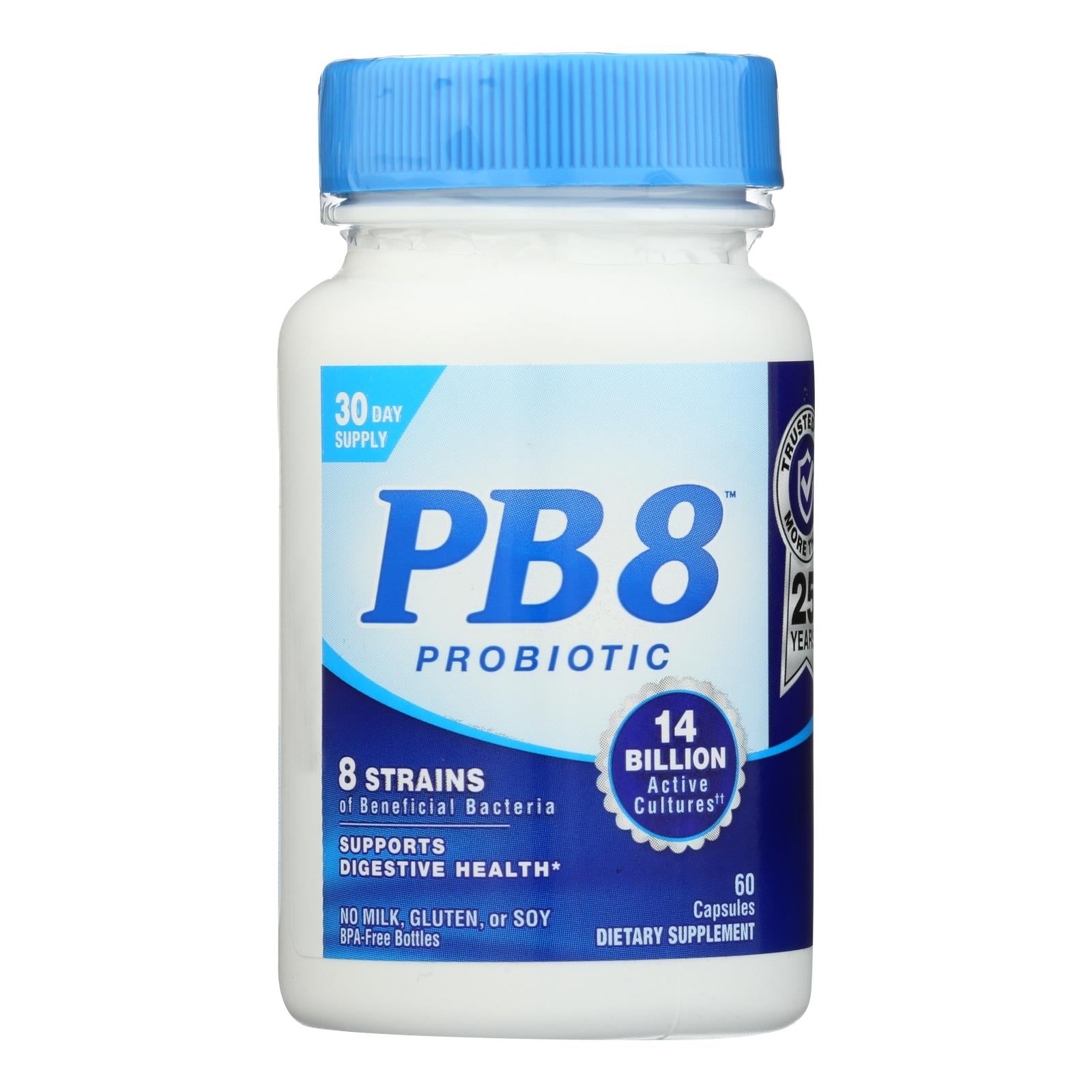 La nutrition maintenant, Nutrition Now PB 8 Pro-Biotic Acidophilus For Life - 60 Capsules