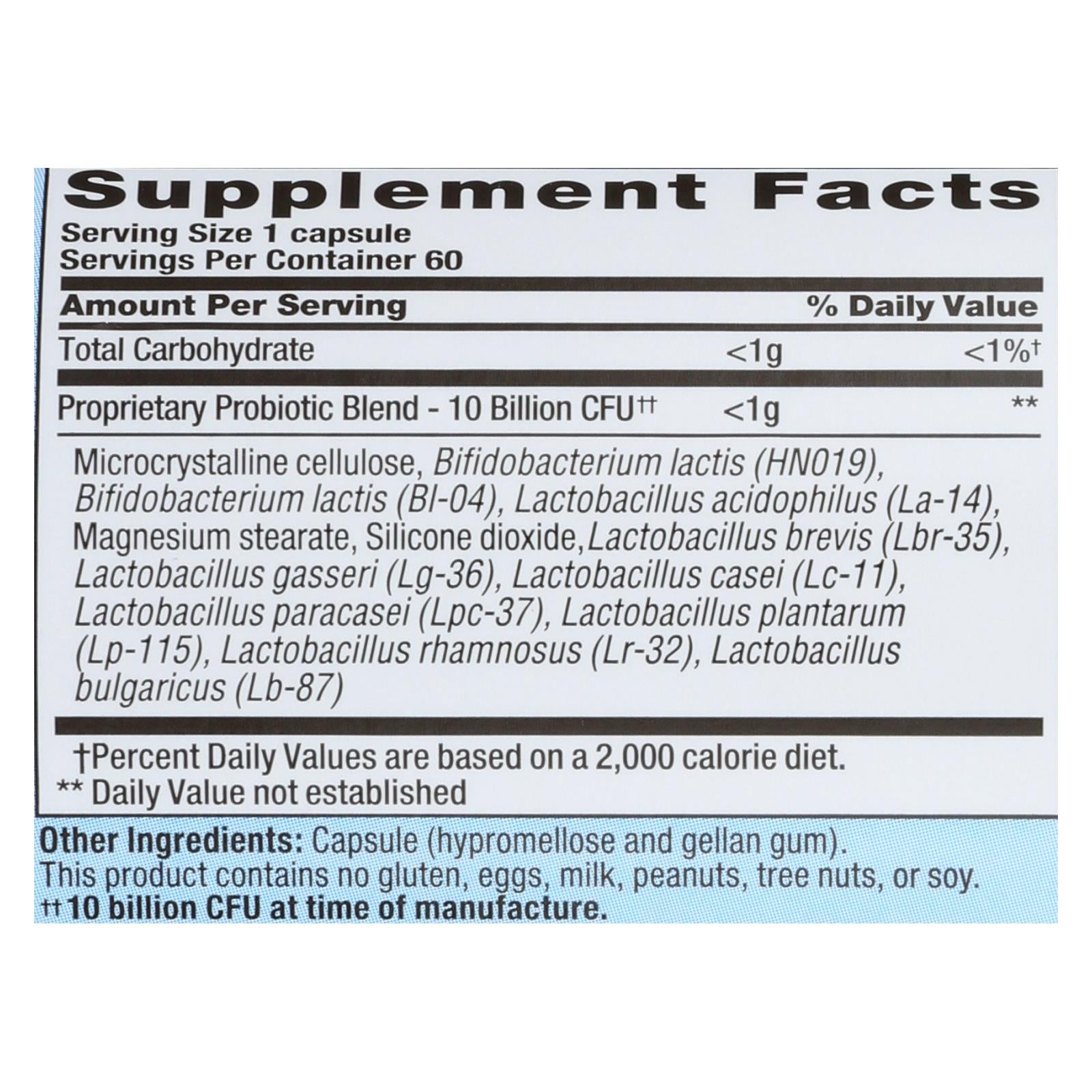 La nutrition maintenant, Nutrition Now Soutien du Système Immunitaire - PB8 - 60 Capsules