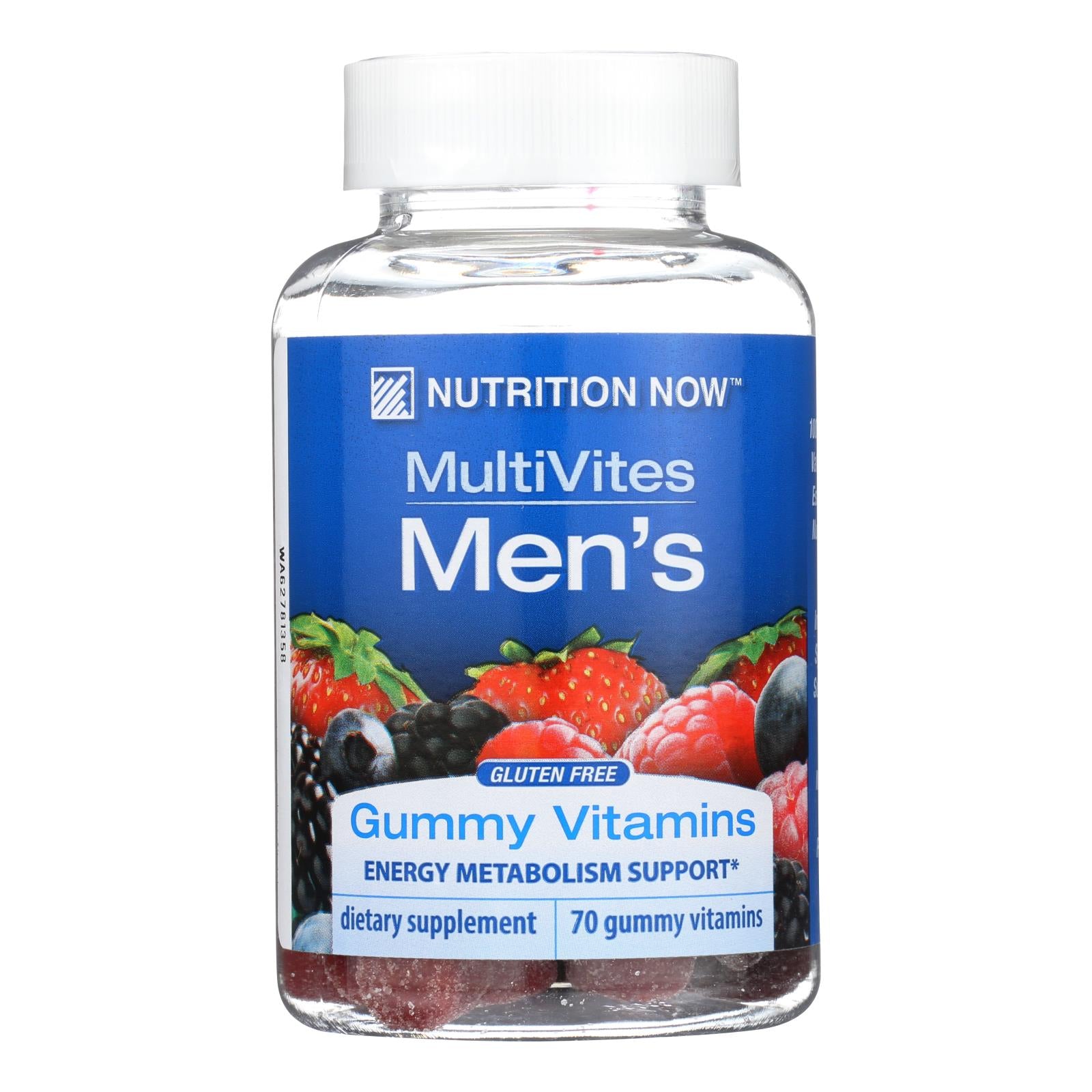 La nutrition maintenant, Nutrition Now Vitamines gommeuses pour hommes Bold Fruit - 70 gommes