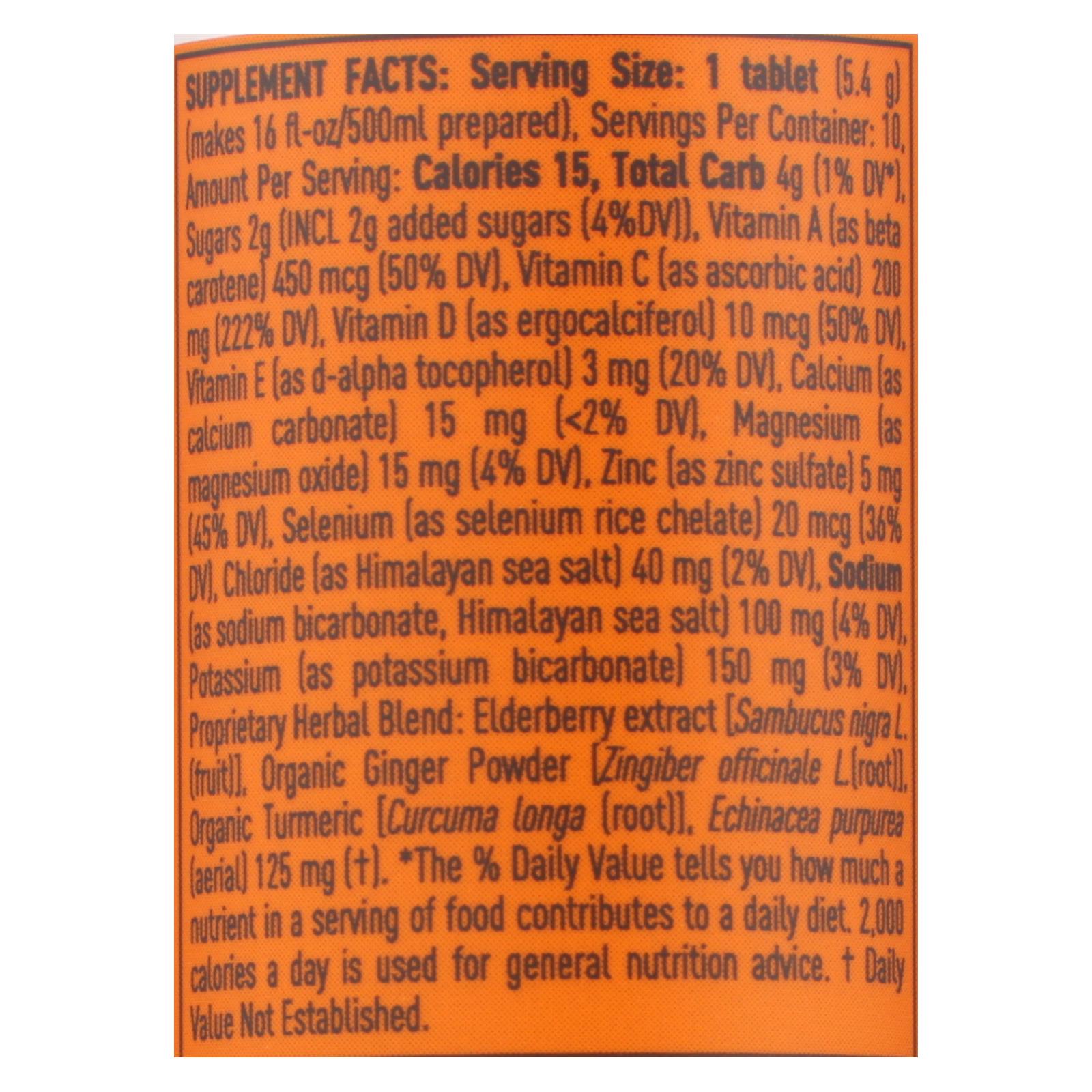 Nuun Hydratation, Nuun Hydratation - Drink Tab Immun Orange Ctrs - Caisse de 8 - 10 TAB (Pack de 8)