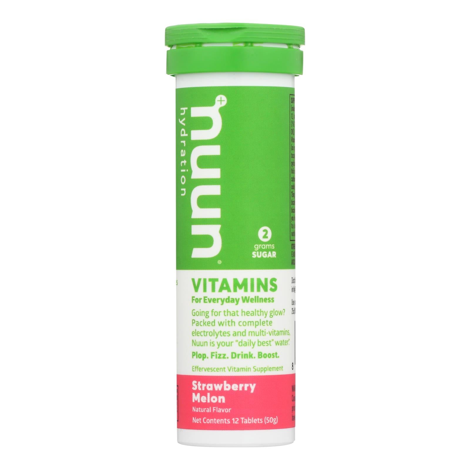 Nuun Hydratation, Nuun Hydratation Drnk Tab - Fraise Melon - Lot de 8 - 12 TABLETTES (Lot de 8)