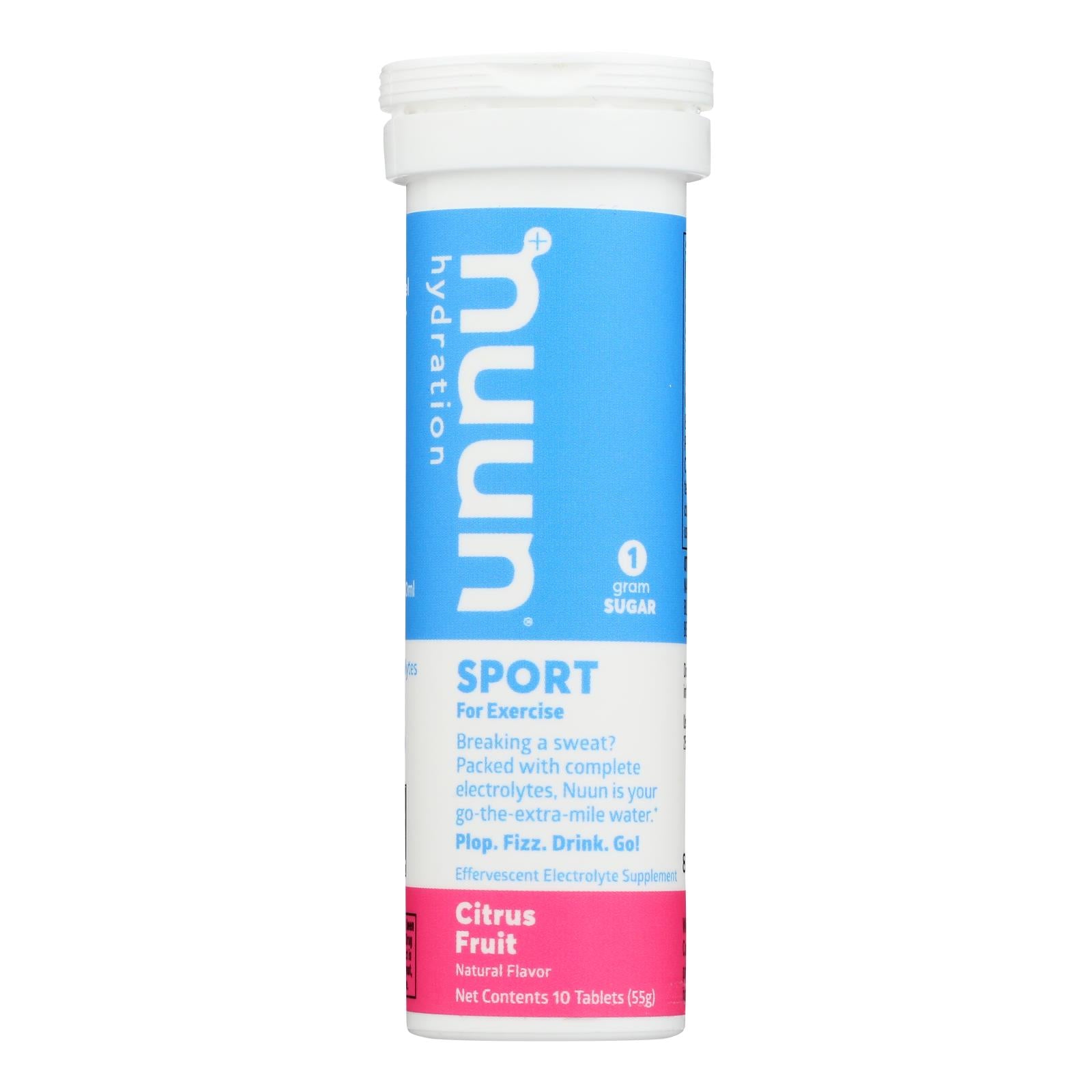 Nuun Hydratation, Nuun Hydratation Nuun Active - Agrumes - Boite de 8 - 10 Comprimés (Lot de 8)