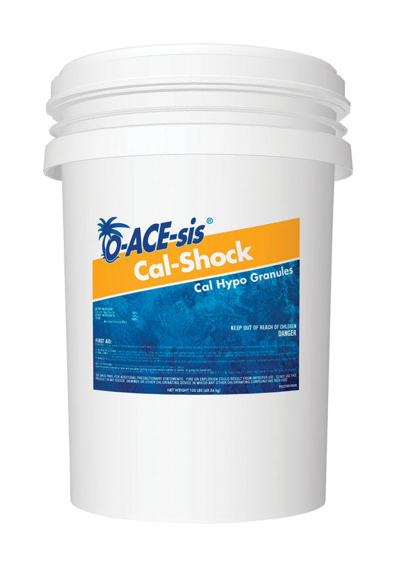 TECHNIQUES DE L'EAU, O-ACE-sis Granule Cal-Shock 100 lb