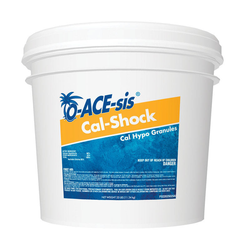 TECHNIQUES DE L'EAU, O-ACE-sis Granule Cal-Shock 25 lb