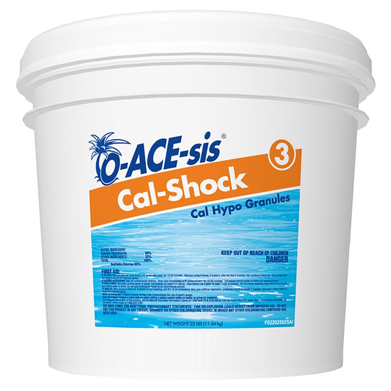 TECHNIQUES DE L'EAU, O-ACE-sis Granule Cal-Shock 25 lb