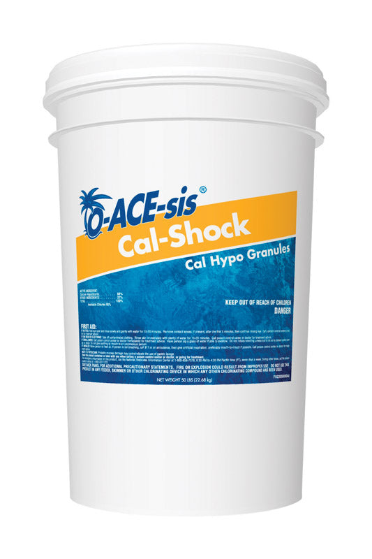 TECHNIQUES DE L'EAU, O-ACE-sis Granule Cal-Shock 50 lb