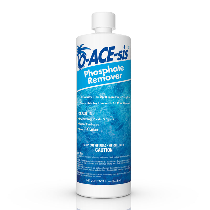 TECHNIQUES DE L'EAU, O-ACE-sis Liquid Phosphate Remover 1 qt. (Pack de 12)