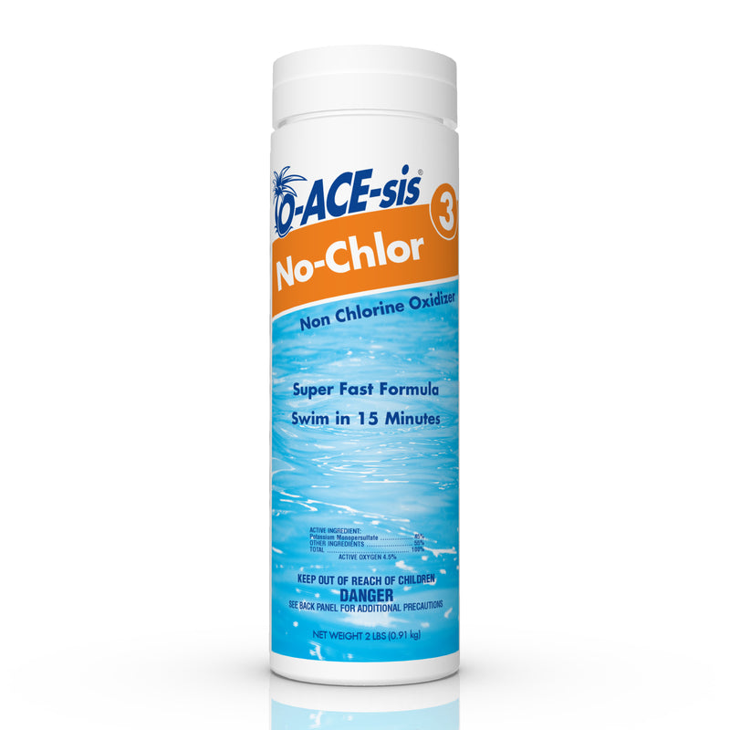 TECHNIQUES DE L'EAU, O-ACE-sis Non-Chlorine Shock 2 lb (paquet de 12)