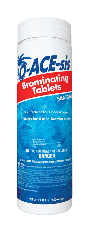 TECHNIQUES DE L'EAU, O-ACE-sis Tablet Brominating Chemicals 1.5 lb (Pack of 12).