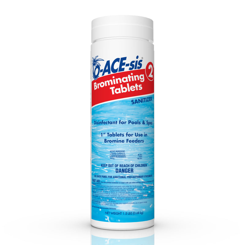 TECHNIQUES DE L'EAU, O-ACE-sis Tablet Brominating Chemicals 1.5 lb (Pack of 12).