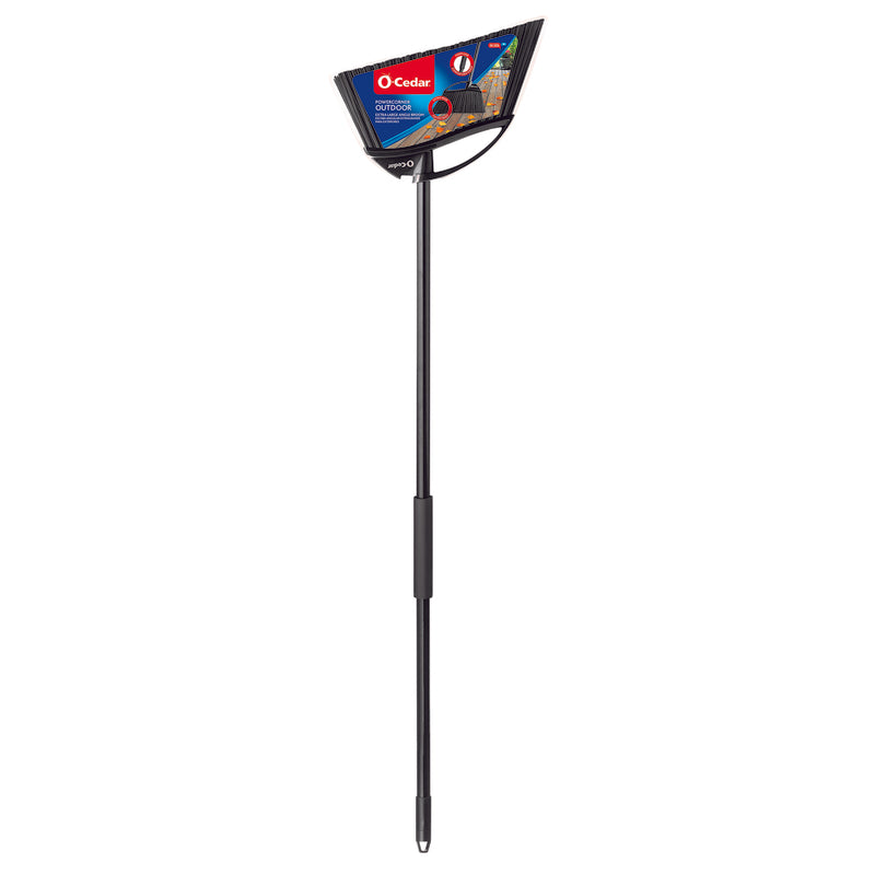 PRODUITS MÉNAGERS FREUDENBERG, O-Cedar Outdoor Power Corner 12 in. W Stiff Plastic Broom (paquet de 4)