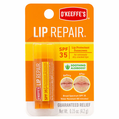 Gorilla Glue, O'Keeffe's Lip Repair No Scent Lip Balm 0.15 oz (paquet de 6)