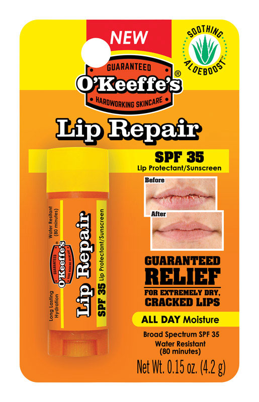 Gorilla Glue, O'Keeffe's Lip Repair No Scent Lip Balm 0.15 oz (paquet de 6)