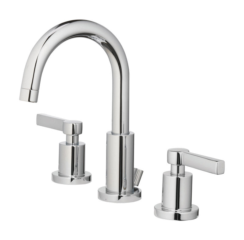 OakBrook, Oak Brook Chrome 1.25 GPM Widespread Modena Low Lead Lavatory Pop Up Faucet 8 in.