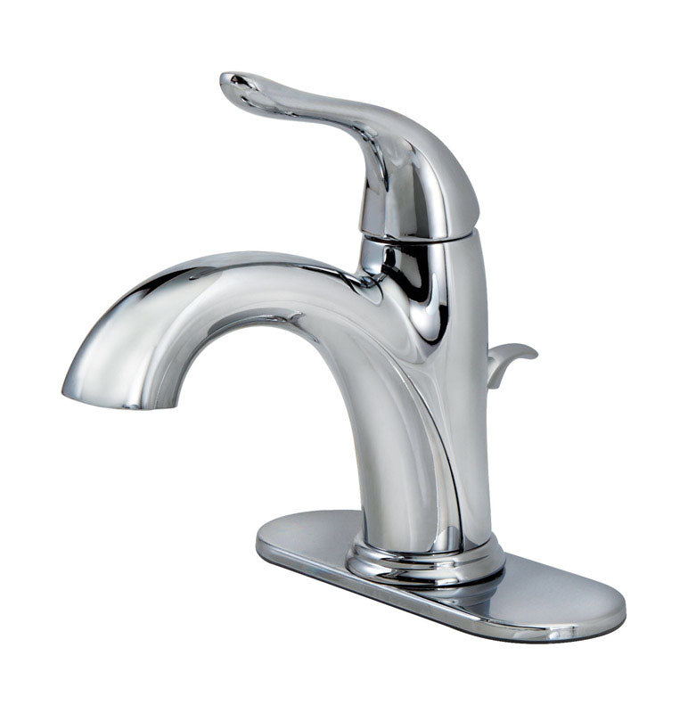 OakBrook, Oak Brook Pacifica Chrome Mid Arc 1.2 GPM 1-Handle Lavatory Pop-Up Faucet 4 in.