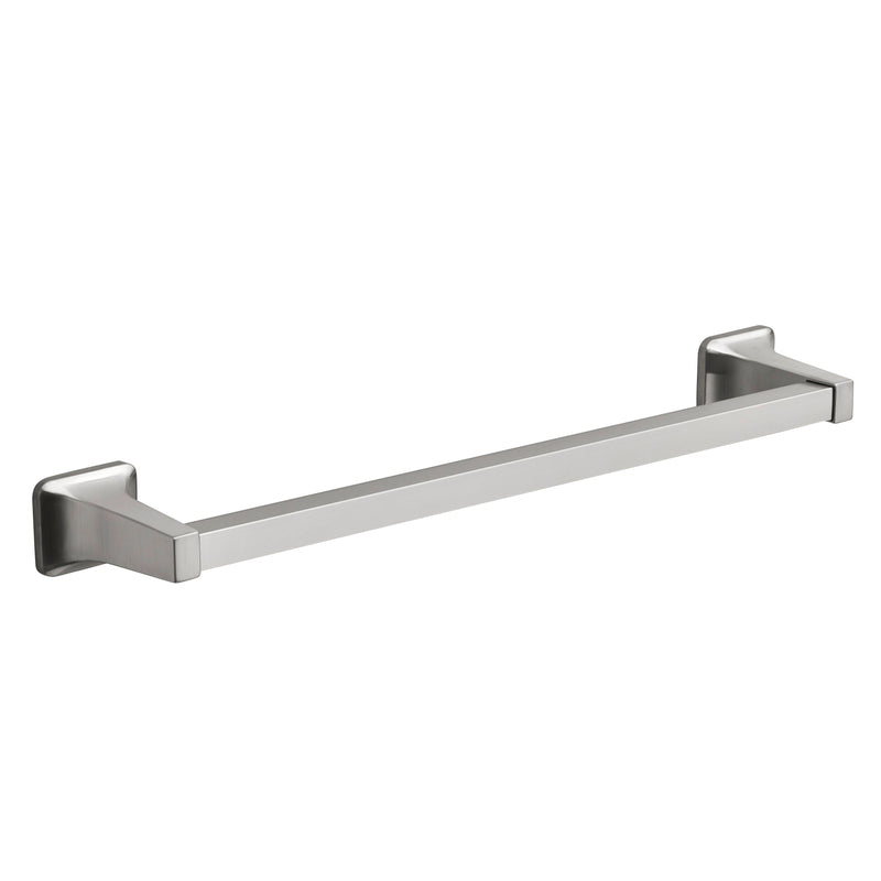 ACE TRADING - HW 5, OakBrook Brushed Nickel Towel Bar 18 in. L Zinc moulé