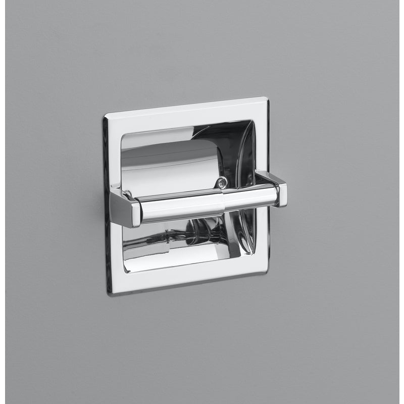 ACE TRADING - HW 5, OakBrook Chrome Recessed Toilet Paper Holder