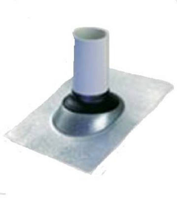 Oatey, Oatey No-Calk 9 in. W x 12-1/2 in. L Solin de toit en aluminium argent