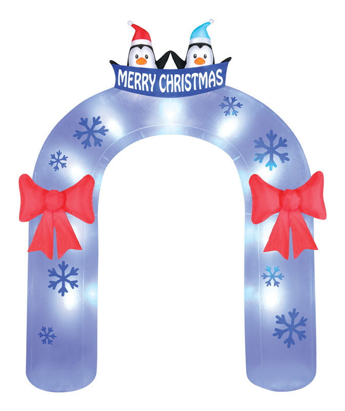 Occasions, Occasions Light Parade Archway Christmas Inflatable Multicolored Polyester