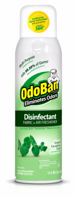 CLEAN CONTROL CORP, OdoBan Désinfectant pour tissus et assainisseur d'air à l'odeur d'eucalyptus 14.6 oz (paquet de 12)