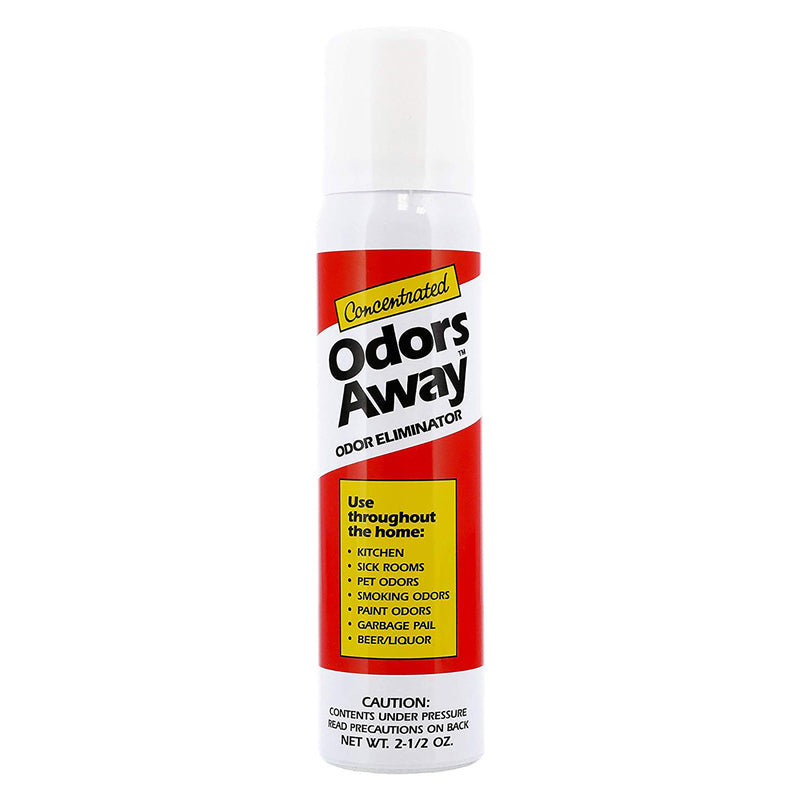 ODORS AWAY LLC, Odors Away No Scent Odor Control Spray 2.5 oz. Aérosol (paquet de 24)