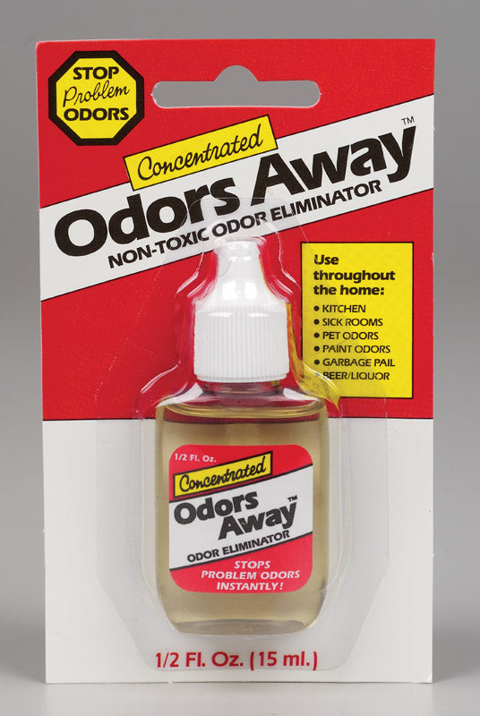 ODORS AWAY LLC, Odors Away No Scentrated Non-Toxic Air Freshener Liquid 0.5 oz (Pack de 24)