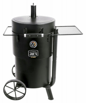 CHAR-BROIL LLC, Oklahoma Joe's Bronco Charcoal Drum Smoker Noir