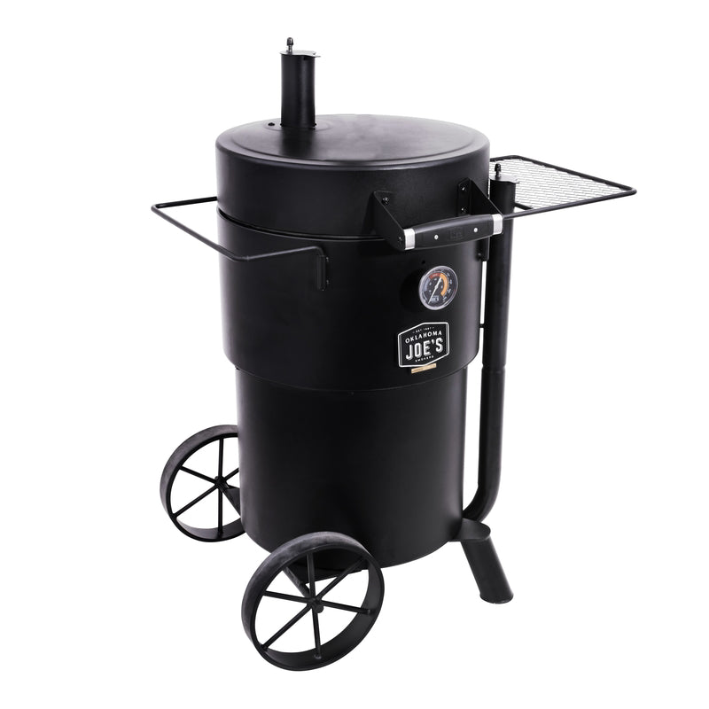 CHAR-BROIL LLC, Oklahoma Joe's Bronco Charcoal Drum Smoker Noir