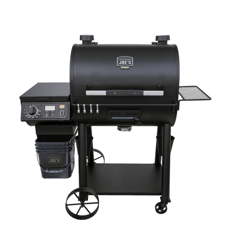 CHAR-BROIL LLC, Oklahoma Joe's Rider DLX Gril à granulés de bois et fumoir noir