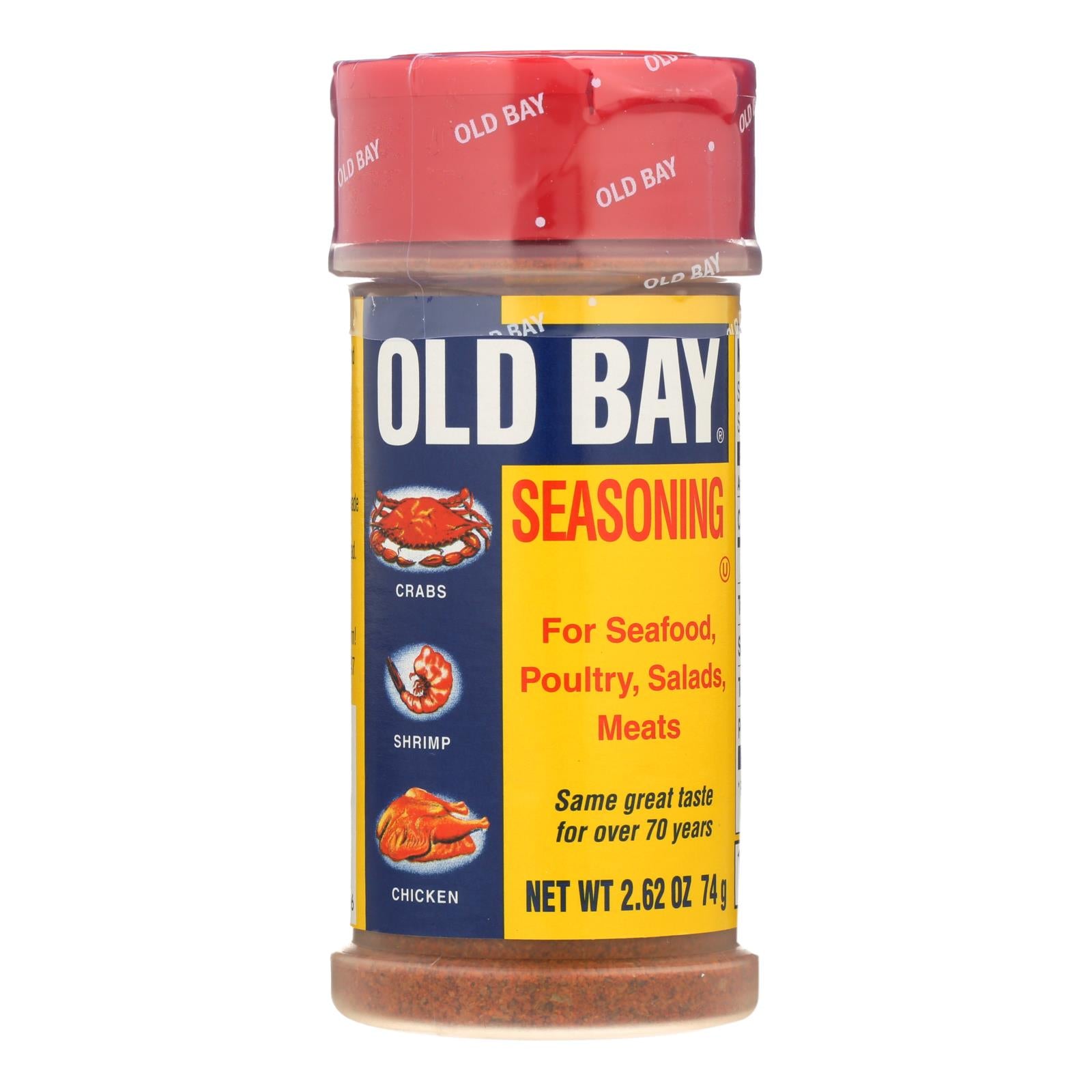 Old Bay, Old Bay - Assaisonnement Original - Carton de 12 - 2.62 oz. (Pack de 12)