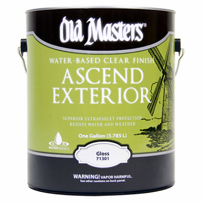 DIAMOND VOGEL INC, Old Masters Ascend Exterior Gloss Clear Water-Based Finish 1 gal (paquet de 2)