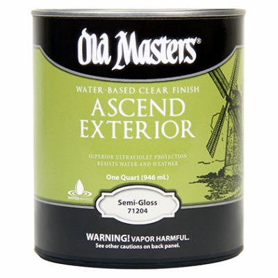 DIAMOND VOGEL INC, Old Masters Ascend Vernis semi-brillant transparent à base d'eau 1 qt (pack de 4)