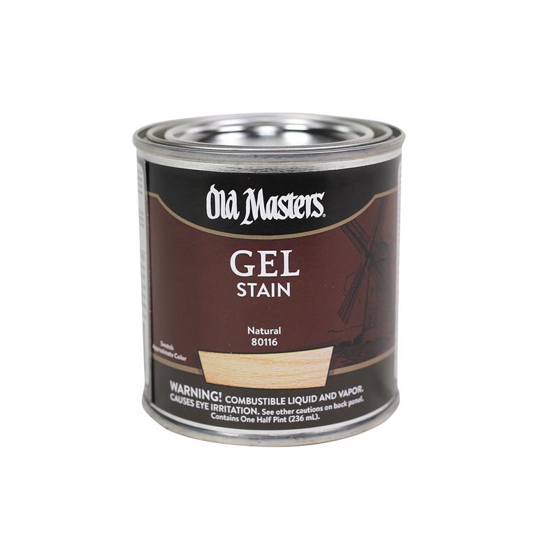 DIAMANT VOGEL INC, Old Masters Gel Stain Semi-Transparent Natural Oil-Based Gel Stain 0.5 pt.