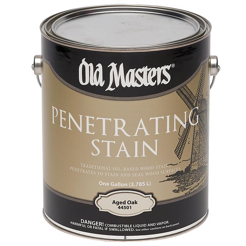 VOGEL PAINT & WAX INC, Old Masters Semi-Transparent Aged Oak Oil-Based Penetrating Stain 1 gal. (Pack of 2)